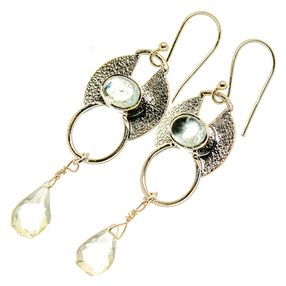 White Quartz Earrings handcrafted by Ana Silver Co - EARR418030