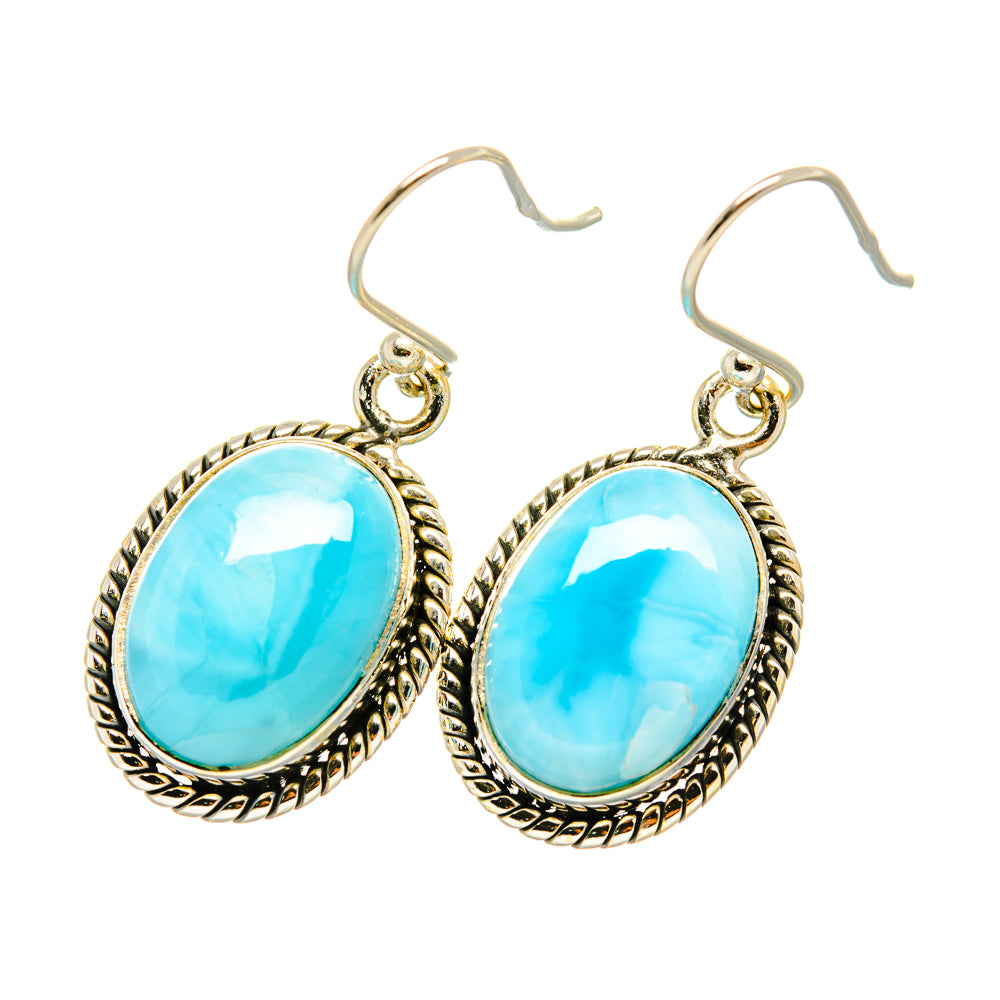Larimar Earrings handcrafted by Ana Silver Co - EARR418063