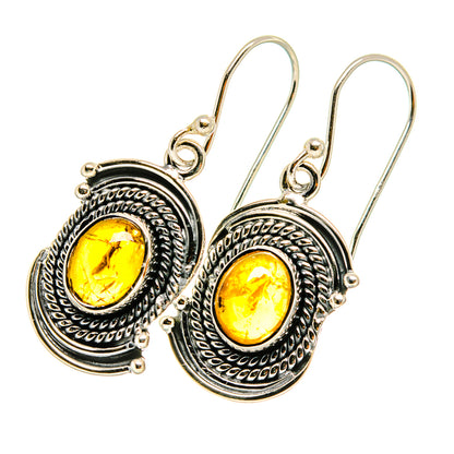 Citrine Earrings handcrafted by Ana Silver Co - EARR418070