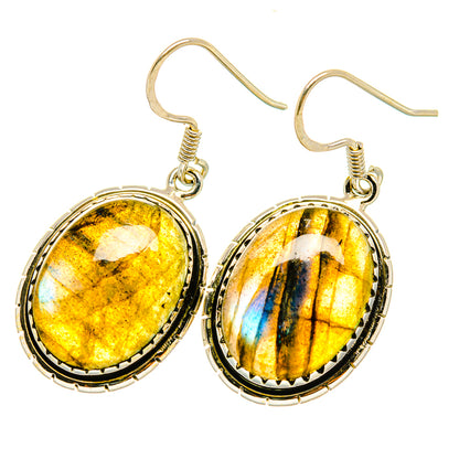 Labradorite Earrings handcrafted by Ana Silver Co - EARR418076