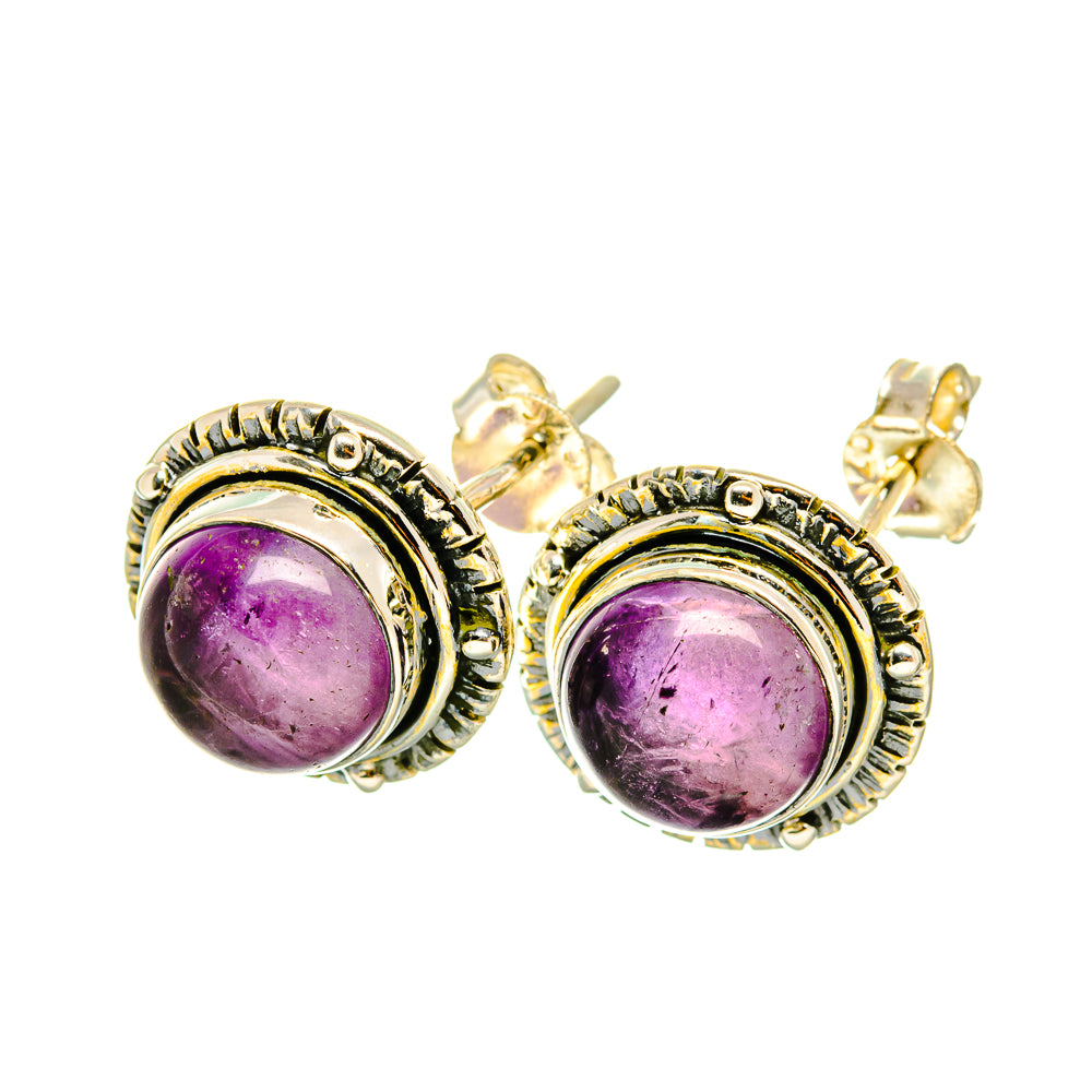 Amethyst Earrings handcrafted by Ana Silver Co - EARR418095