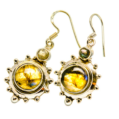 Labradorite Earrings handcrafted by Ana Silver Co - EARR418118