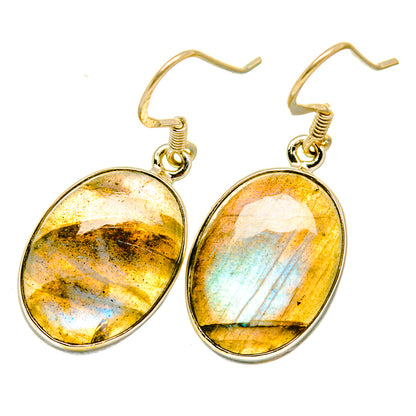 Labradorite Earrings handcrafted by Ana Silver Co - EARR418157