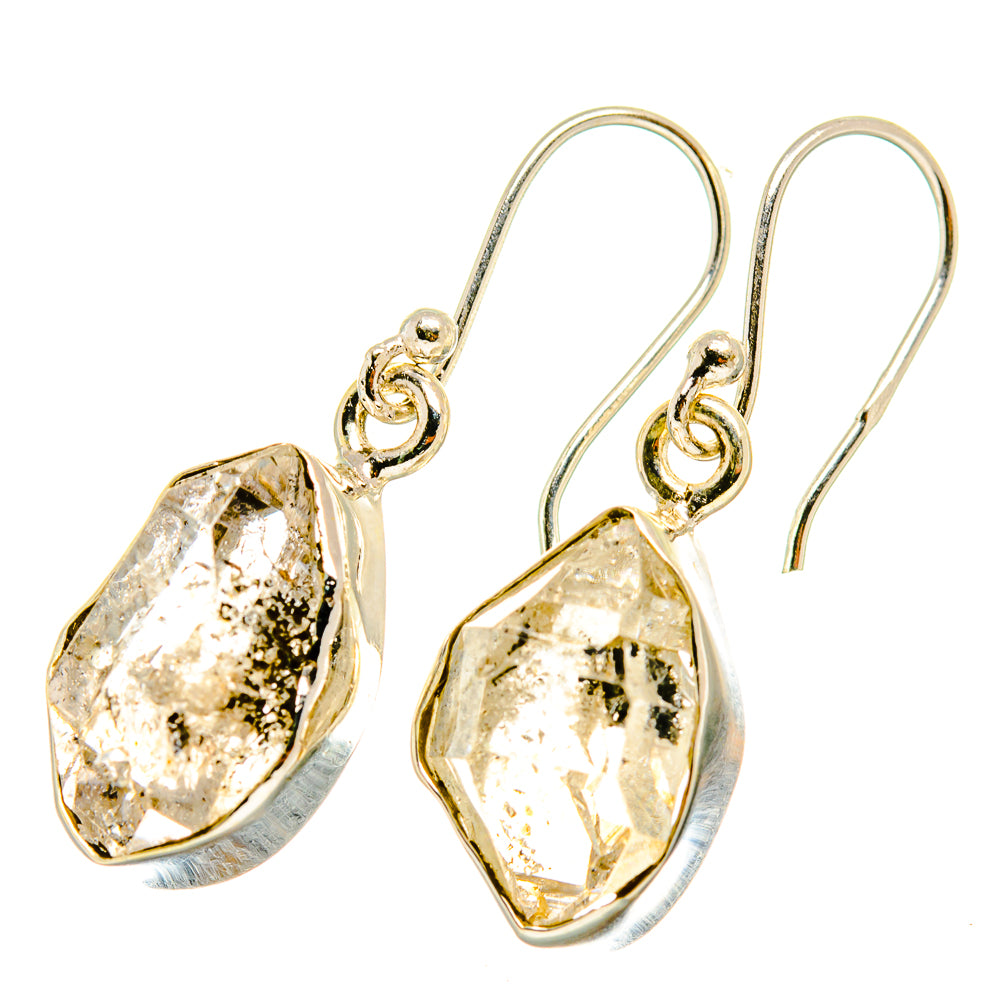Herkimer Diamond Earrings handcrafted by Ana Silver Co - EARR418161