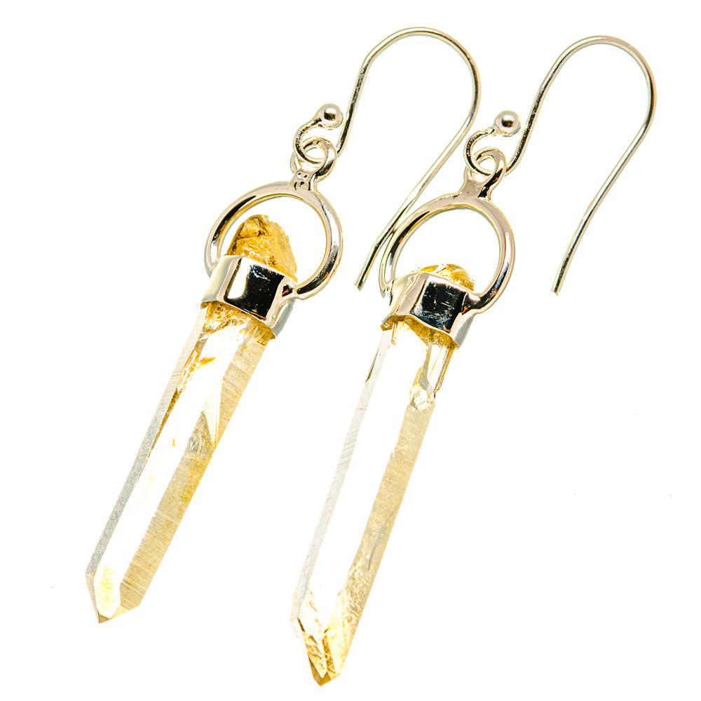 Herkimer Diamond Earrings handcrafted by Ana Silver Co - EARR418163