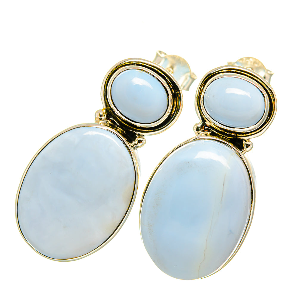 Owyhee Opal Earrings handcrafted by Ana Silver Co - EARR418180
