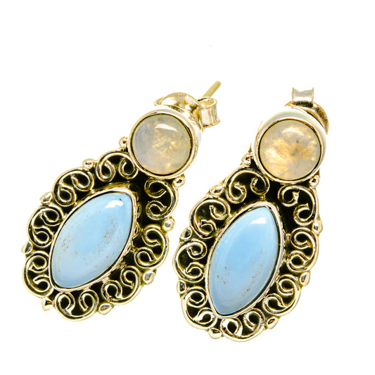 Owyhee Opal Earrings handcrafted by Ana Silver Co - EARR418197