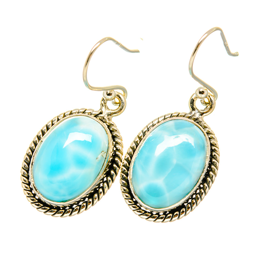 Larimar Earrings handcrafted by Ana Silver Co - EARR418198