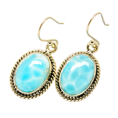 Larimar Earrings handcrafted by Ana Silver Co - EARR418198