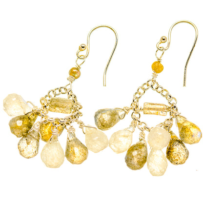Labradorite Earrings handcrafted by Ana Silver Co - EARR418202
