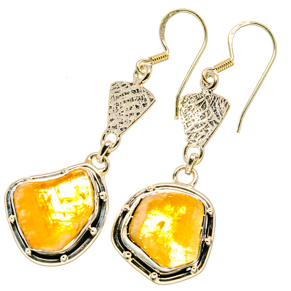 Citrine Earrings handcrafted by Ana Silver Co - EARR418204