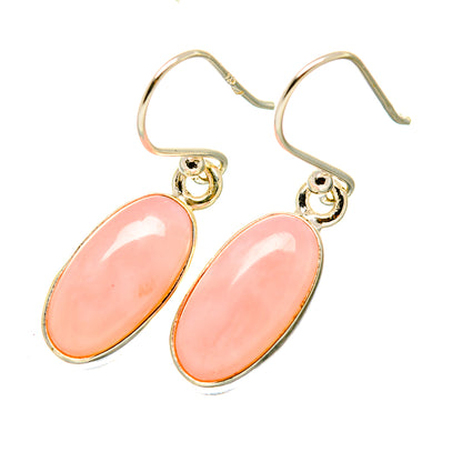 Pink Opal Earrings handcrafted by Ana Silver Co - EARR418212