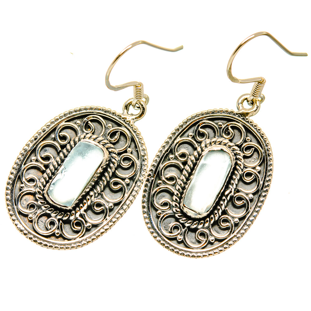 Aquamarine Earrings handcrafted by Ana Silver Co - EARR418241