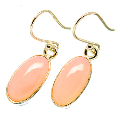 Pink Opal Earrings handcrafted by Ana Silver Co - EARR418245