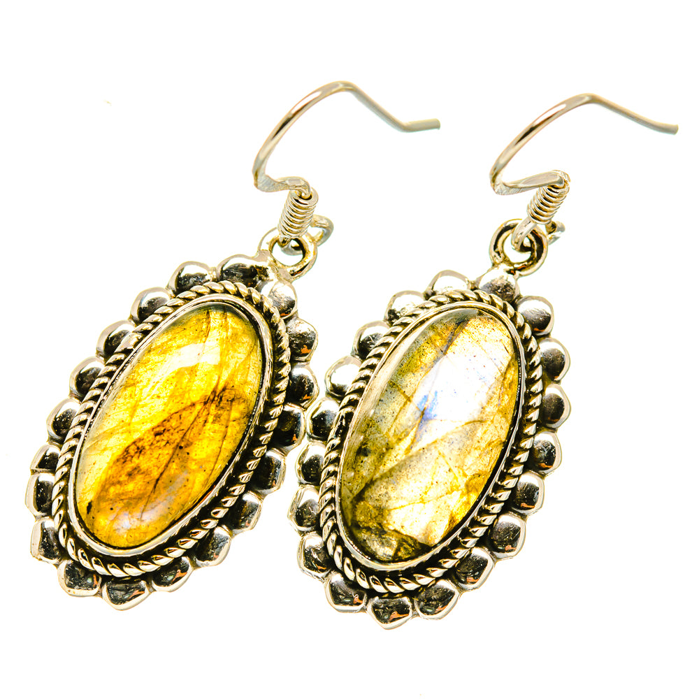 Labradorite Earrings handcrafted by Ana Silver Co - EARR418258