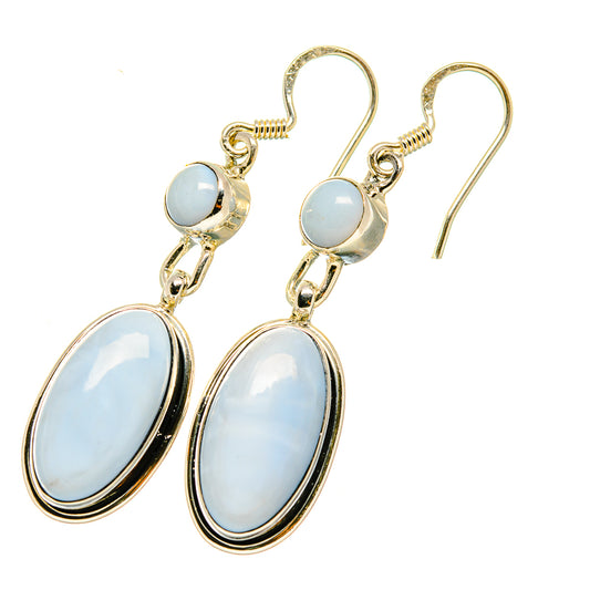 Owyhee Opal Earrings handcrafted by Ana Silver Co - EARR418261