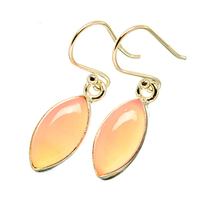 Pink Opal Earrings handcrafted by Ana Silver Co - EARR418265