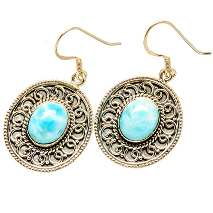 Larimar Earrings handcrafted by Ana Silver Co - EARR418271