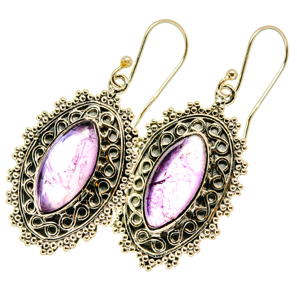 Amethyst Earrings handcrafted by Ana Silver Co - EARR418281