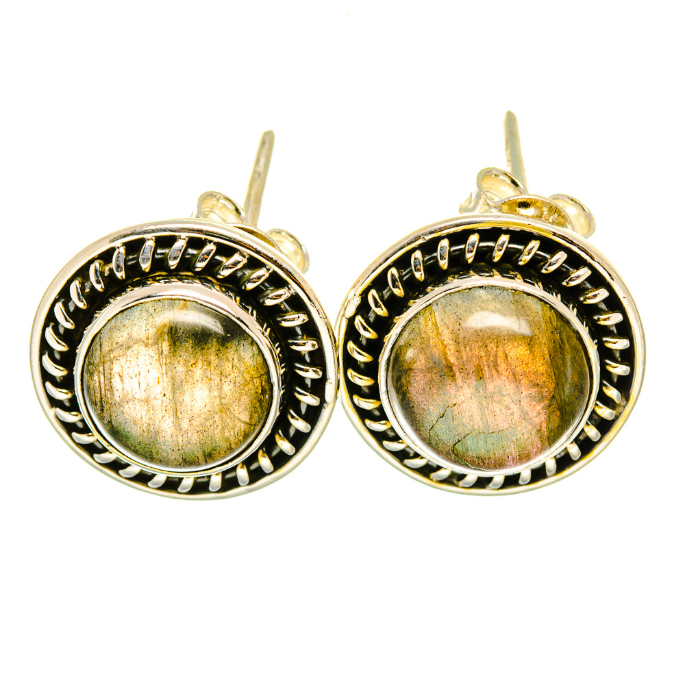 Labradorite Earrings handcrafted by Ana Silver Co - EARR418283