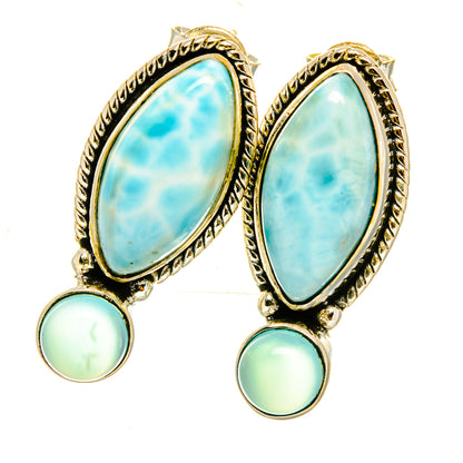 Larimar Earrings handcrafted by Ana Silver Co - EARR418284