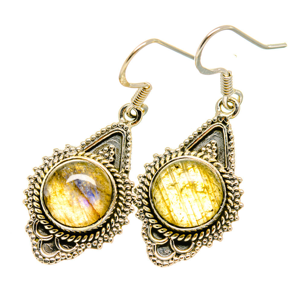 Labradorite Earrings handcrafted by Ana Silver Co - EARR418287