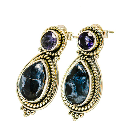 Pietersite Earrings handcrafted by Ana Silver Co - EARR418302
