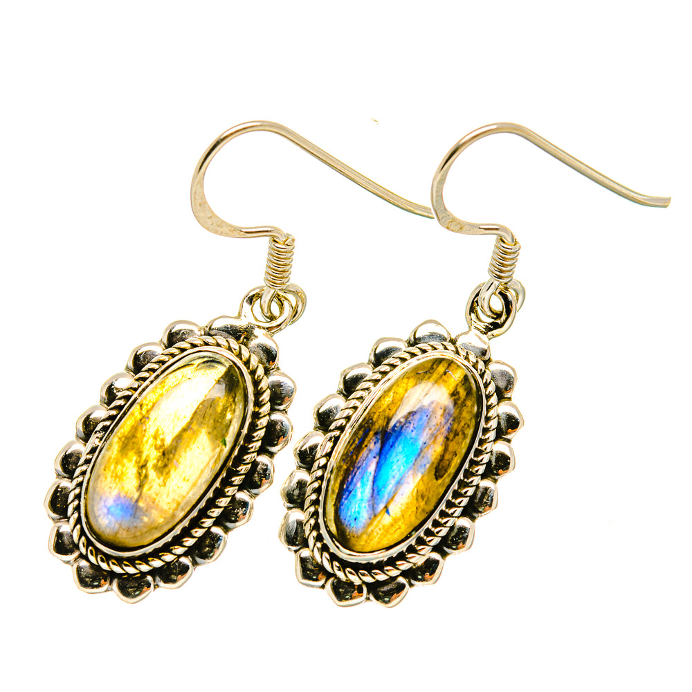 Labradorite Earrings handcrafted by Ana Silver Co - EARR418306