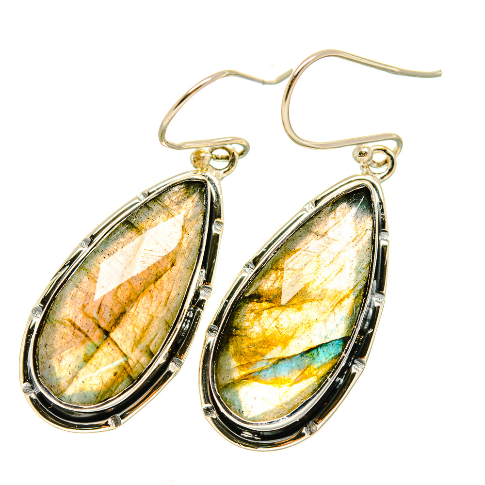 Labradorite Earrings handcrafted by Ana Silver Co - EARR418307