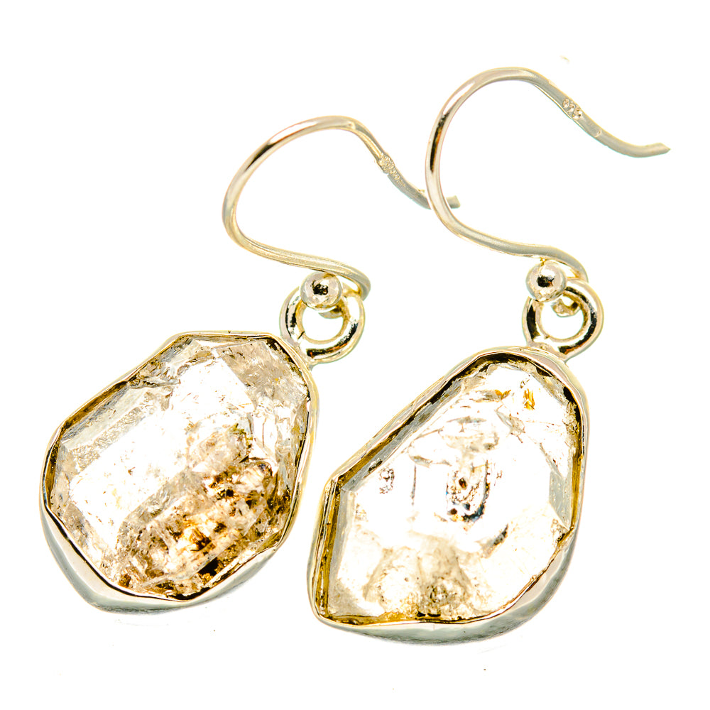 Herkimer Diamond Earrings handcrafted by Ana Silver Co - EARR418316