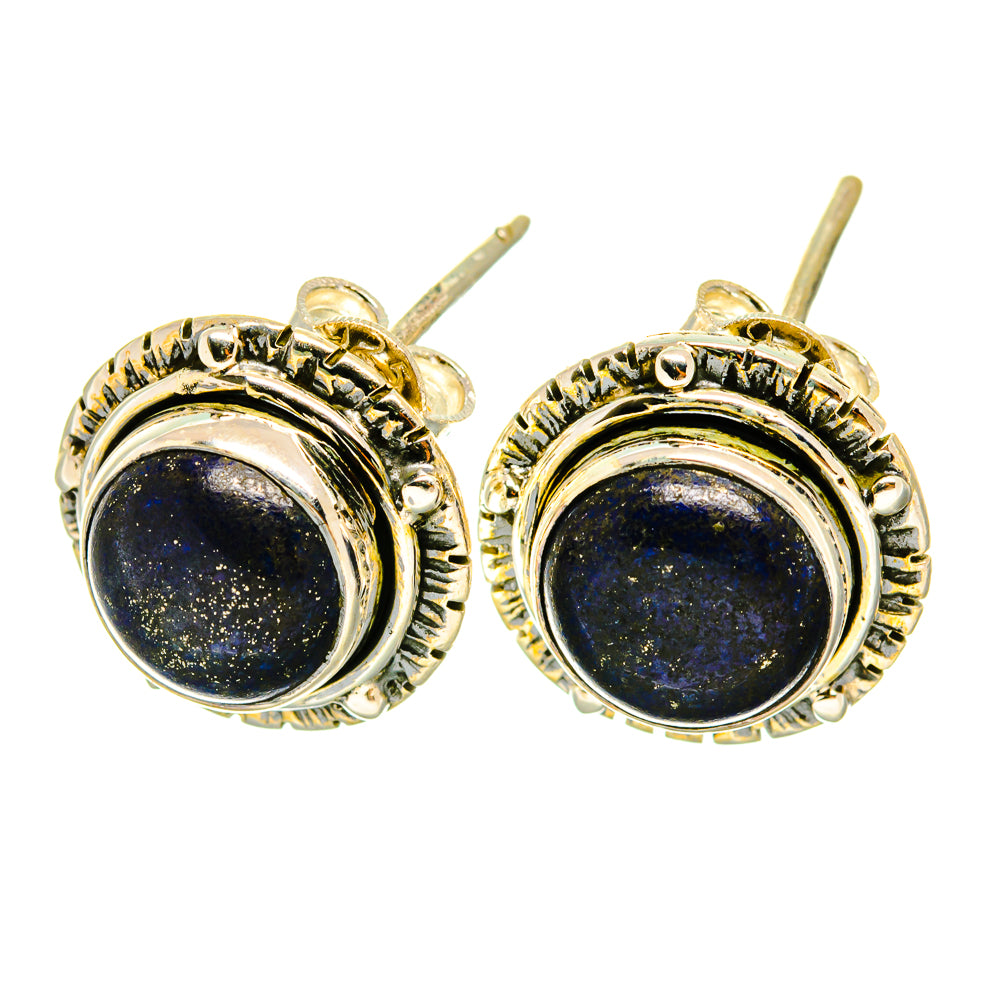 Lapis Lazuli Earrings handcrafted by Ana Silver Co - EARR418323