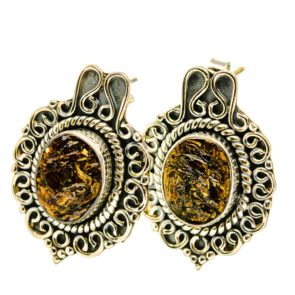 Astrophyllite Earrings handcrafted by Ana Silver Co - EARR418328