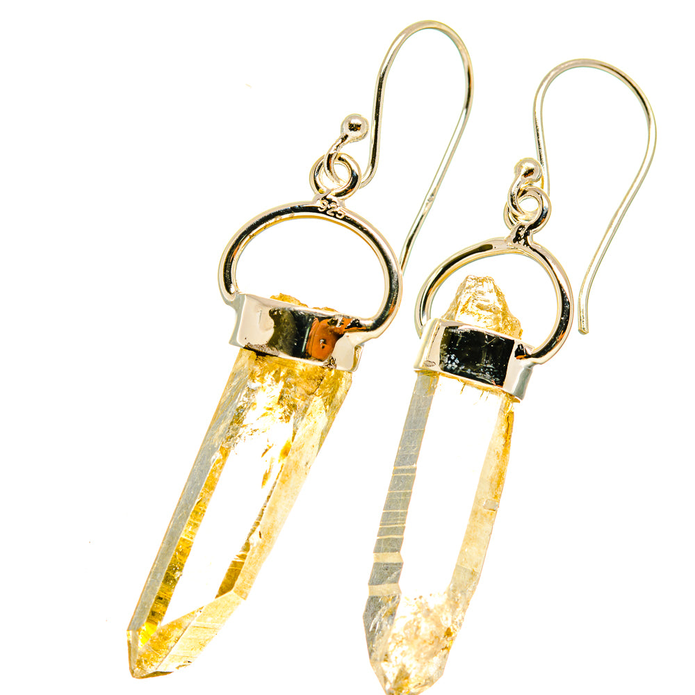 Citrine Earrings handcrafted by Ana Silver Co - EARR418337