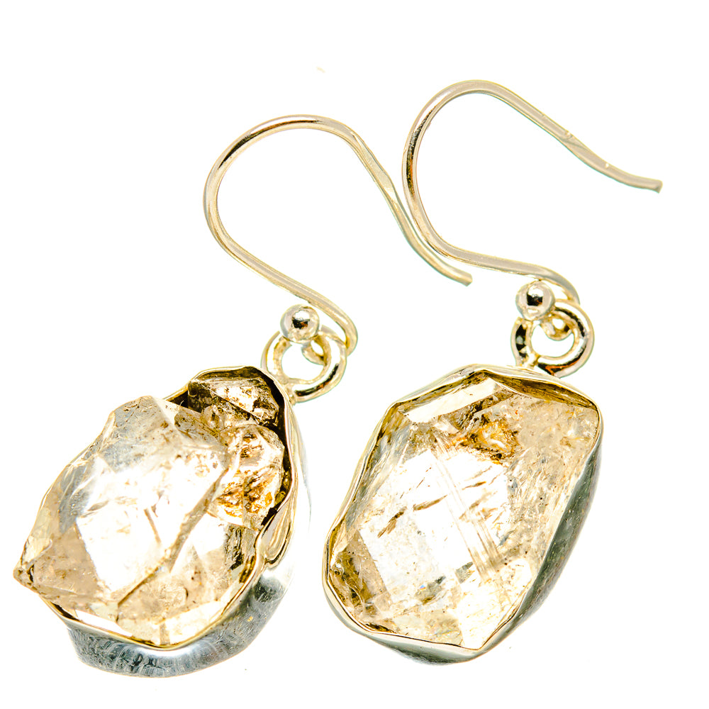 Herkimer Diamond Earrings handcrafted by Ana Silver Co - EARR418348