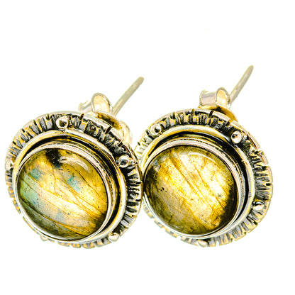 Labradorite Earrings handcrafted by Ana Silver Co - EARR418368