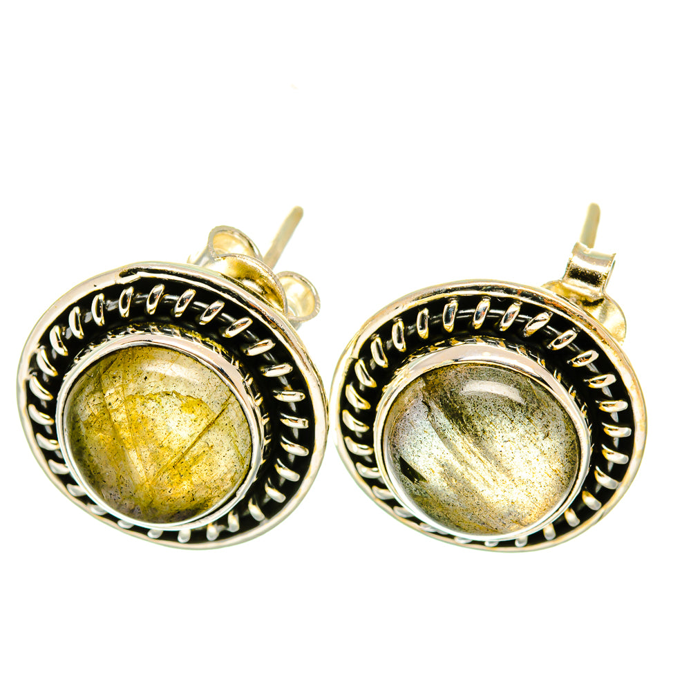 Labradorite Earrings handcrafted by Ana Silver Co - EARR418381