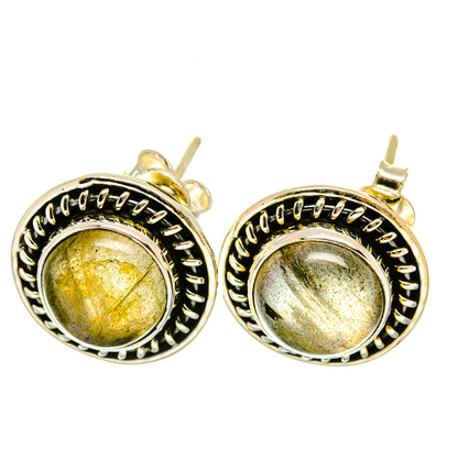Labradorite Earrings handcrafted by Ana Silver Co - EARR418381