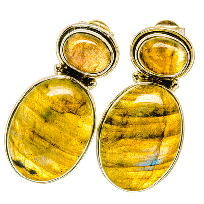 Labradorite Earrings handcrafted by Ana Silver Co - EARR418385