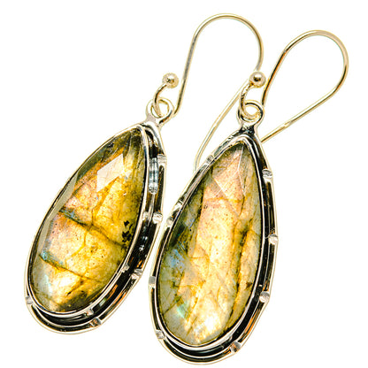 Labradorite Earrings handcrafted by Ana Silver Co - EARR418394