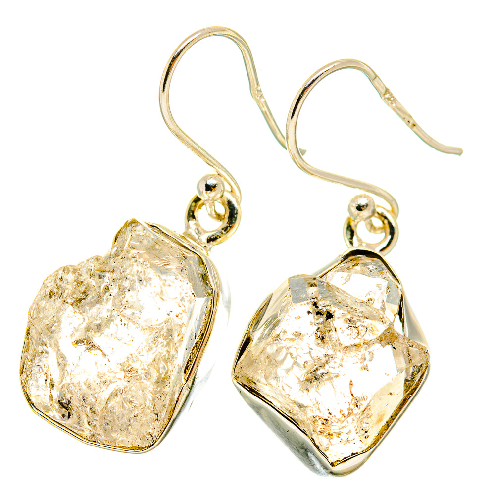 Herkimer Diamond Earrings handcrafted by Ana Silver Co - EARR418395