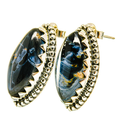 Pietersite Earrings handcrafted by Ana Silver Co - EARR418407