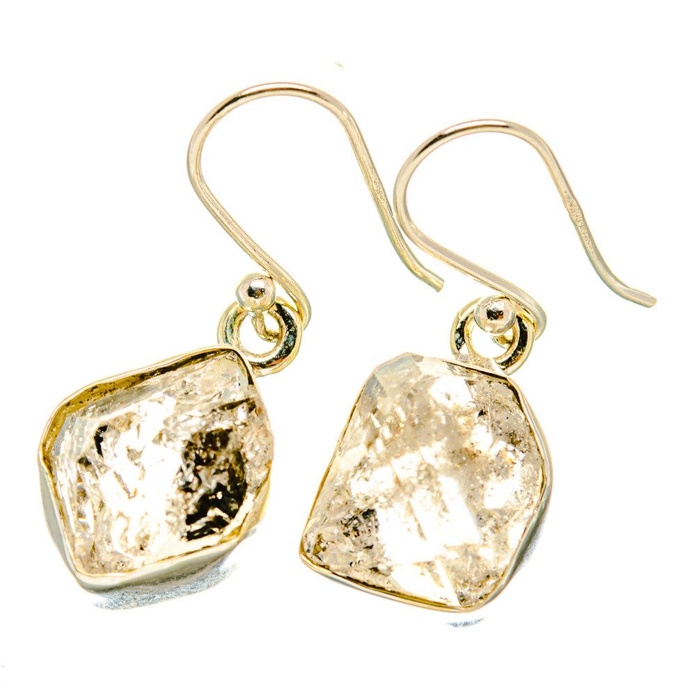 Herkimer Diamond Earrings handcrafted by Ana Silver Co - EARR418410