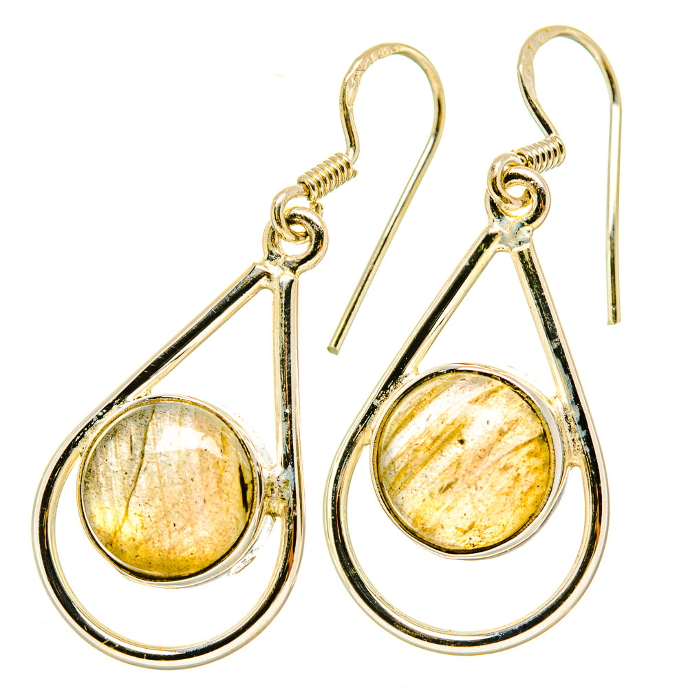 Labradorite Earrings handcrafted by Ana Silver Co - EARR418423
