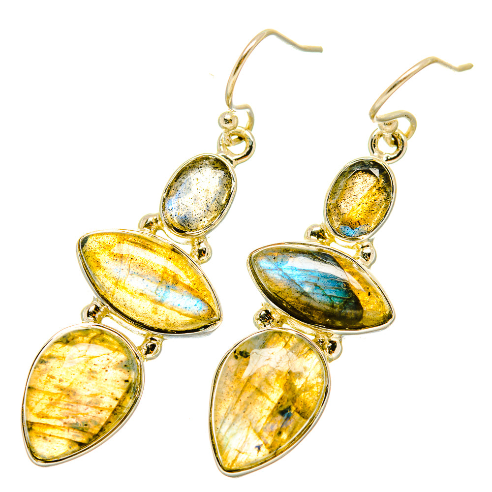 Labradorite Earrings handcrafted by Ana Silver Co - EARR418427
