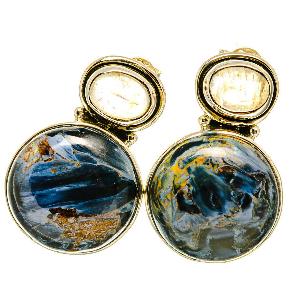 Pietersite Earrings handcrafted by Ana Silver Co - EARR418435