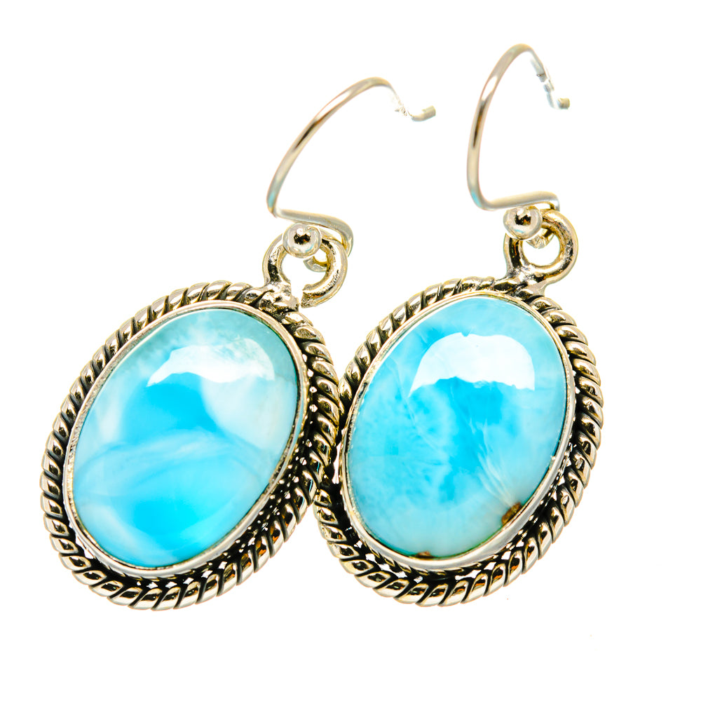 Larimar Earrings handcrafted by Ana Silver Co - EARR418437