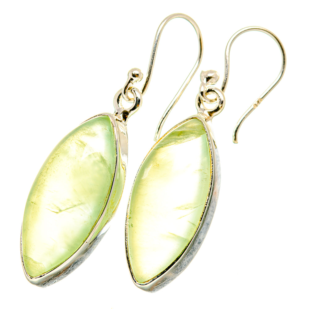 Prehnite Earrings handcrafted by Ana Silver Co - EARR418439
