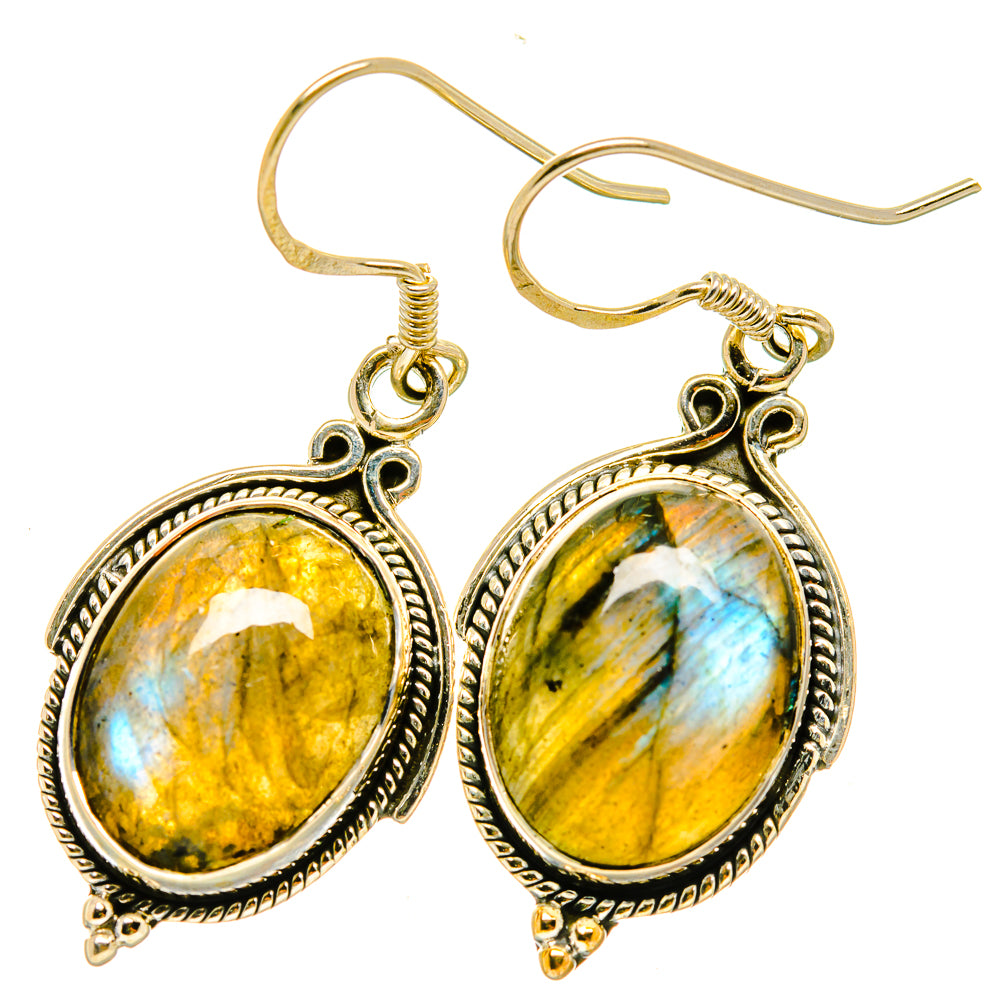 Labradorite Earrings handcrafted by Ana Silver Co - EARR418454