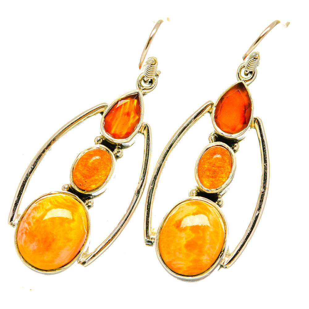 Sponge Coral Earrings handcrafted by Ana Silver Co - EARR418474