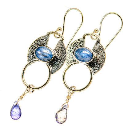 Kyanite Earrings handcrafted by Ana Silver Co - EARR418485